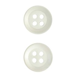 Botao de Camisa com 4 Furos Corozita 1019/18 11mm Pacote com 144un