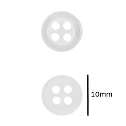 Botao de Camisa Corozita 1157/16 10mm Pacote com 144un