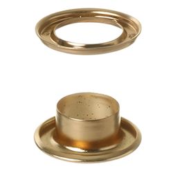 Ilhos de Latao Com Arruela 2.L Eberle 13mm Pacote com 200un