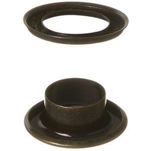 Ilhos de Latao Com Arruela 4.L Eberle 17mm Pacote com 200UN