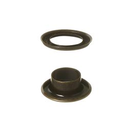 Ilhos 54 de Ferro Com Arruela 080.040.045.F Eberle 4mm Pacote com 1000un