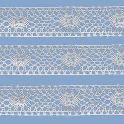 Renda de Algodao Paraiba 121928 2,7cm Peca com 20 Metros
