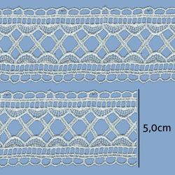 Renda Guipir Luli 5cm 52811 Peca com 13,70 Metros