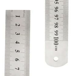 Regua de Aco Inox Western 984 de 100cm