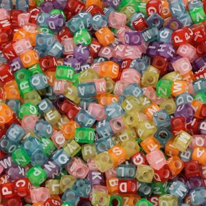 Micanga de Letras L2 Luli 6mm pacote com 500g
