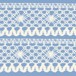 Renda de Algodao Paraiba 123444 5cm Peca com 20 Metros