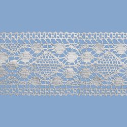 Renda de Algodao Paraiba 140164 6,5cm Peca com 20 Metros