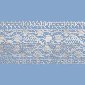 Renda de Algodao Paraiba 140164 6,5cm Peca com 20 Metros