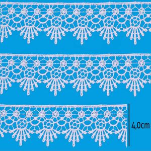Renda Guipir Luli 4cm 109347 Peca com 13,70 Metros