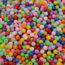Bola Plastica Luli 6mm Pacote com 500g