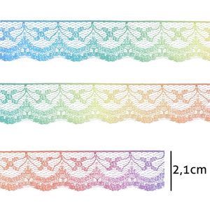 Renda de Nylon Najar 21mm 904/5 Rolo com 50 Metros