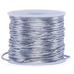 Elastico Metalizado Luli 1mm Rolo com 50 Metros