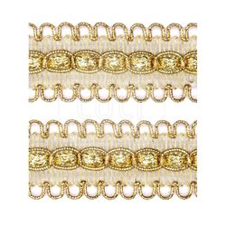 Passamanaria Metalizada Luli 27mm 9174 Peca com 10 Metros