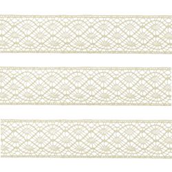 Renda de Algodao Paraiba 466940 2,3cm Peca com 20 Metros
