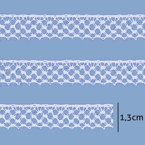 Renda de Algodao Paraiba 467228 1,3cm Peca com 20 Metros