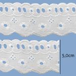 Passa-Fita-de-Poliester-5cm-Luli-5009-Rolo-com-1370-Metros-BRANCO