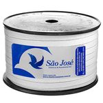 Elastico-Chato-Pigeon-Sao-Jose-Nº12-7mm-Rolo-com-100-Metros-BRANCO