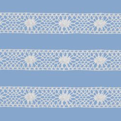 Renda de Algodao Paraiba 406328 1,3cm Peca com 20 Metros