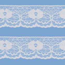 Renda de Nylon Najar 3,7cm 900/37 Rolo com 50 Metros