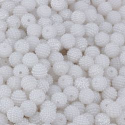 Perola Craquelada Luli 10mm Pacote com 500g