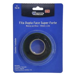 Fita Dupla Face Super Forte PRO  FA-19 19mm 2 Metros