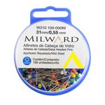 Alfinetes-de-Cabeca-de-Vidro-Milward-31cm-Coats-Corrente-100un