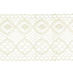 Renda de Algodao Paraiba 1013 8cm Peca com 20 Metros