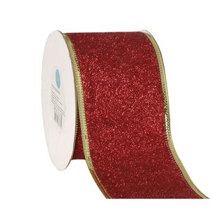 Fita Natalina Aramada Luli RB-18 63mm Rolo com 9,10 Metros