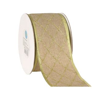 Fita Natalina Aramada Luli RB-45 63mm Rolo com 9,10 Metros