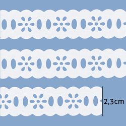 Passa Fita Marilda Margarida Mod 02 2,3cm 10M