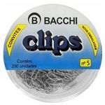 Clips-Bacchi-N5-13cm-prata