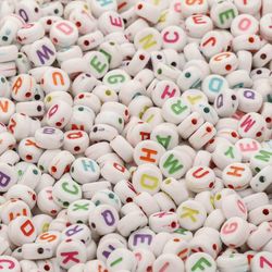 Micanga de Letras Luli LTA102 Pacote com 250g