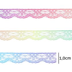 Renda de Nylon Najar 10mm 904/2 Rolo com 50 Metros