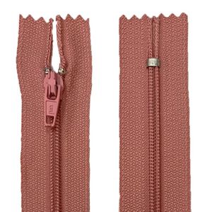 Ziper Fixo Fino com Nylon n°3 Luli com 50cm Pacote com 10un