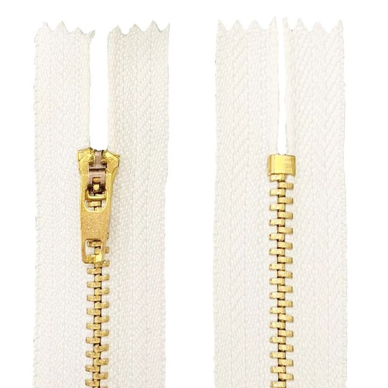 Ziper-de-Metal-Dourado-501-branco-8cm