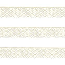 Renda de Algodao Paraiba 466832 1,7cm Peca com 20 Metros