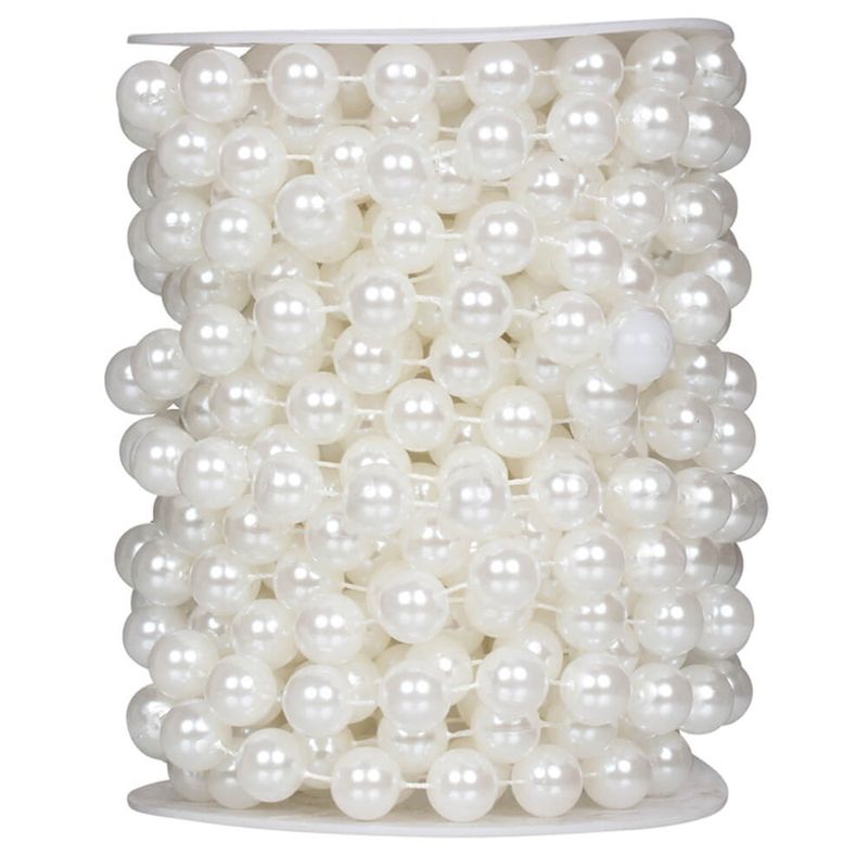 Corrente-de-Perola-por-Metro-12mm-cor-Branco