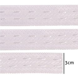 Franzidor de Cortina Florence 2 Fios 3cm Rolo com 50 Metros