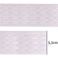 Franzidor de Cortina Florence 4 Fios 5,3cm Rolo com 50 Metros