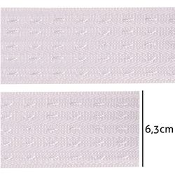 Franzidor de Cortina Florence 5 Fios 6,3cm Rolo com 50 Metros