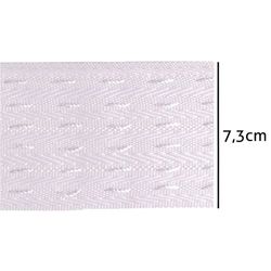 Franzidor de Cortina Florence 6 Fios 7,3cm Rolo com 50 Metros