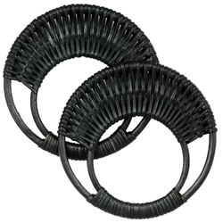 Alca para Bolsa de Rattan Luli 17cm Pacote com 2un