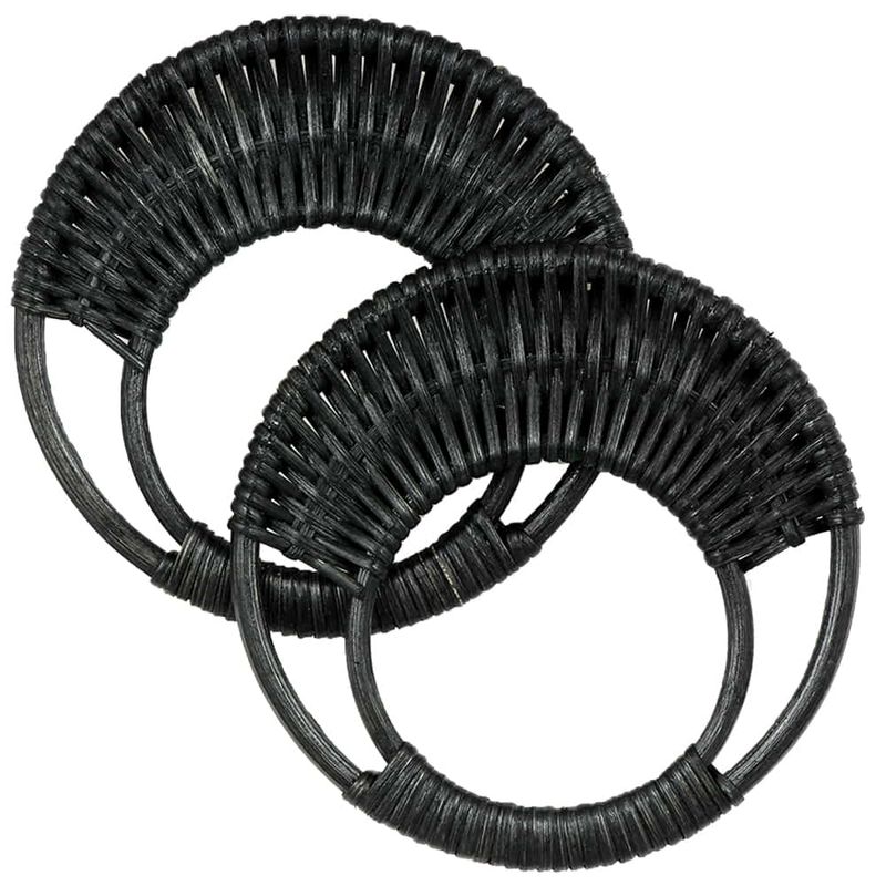 Alca-para-Bolsa-de-Rattan-Luli-17cm-preto