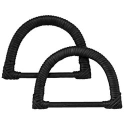 Alca para Bolsa de Rattan Luli 15x10,5cm Pacote com 2un