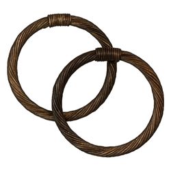 Alca para Bolsa de Rattan Luli 13cm Pacote com 2un