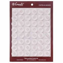 Botao de Camisa Corozita 1820/24 15mm Cartela com 48un