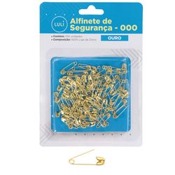 Alfinete de Seguranca Luli N000 2,0cm 100un