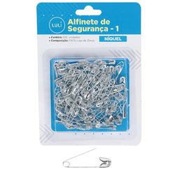 Alfinete de Seguranca Luli N1 3,0cm 100un