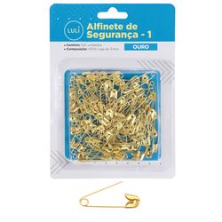Alfinete de Seguranca Luli N1 3,0cm 100un