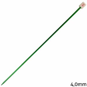 Agulha de Trico de Aluminio Luli 4mm Verde 1 Par